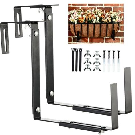 6.75-in steel window box brackets|6 Pack of 6.75.